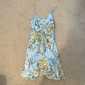 Free People Blue Floral Dress